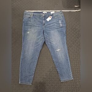 NWT Lane Bryant Super Stretch Signature Fit Skinny Mid-rise 26